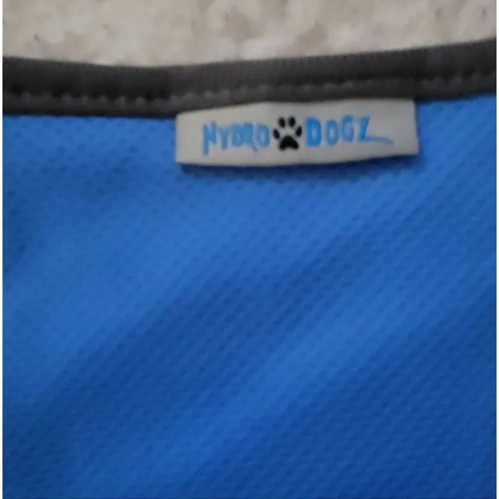 🆕️🦺Hydro Dogz UV Cooling Vest - Blue/Gray/Yellow, Sm